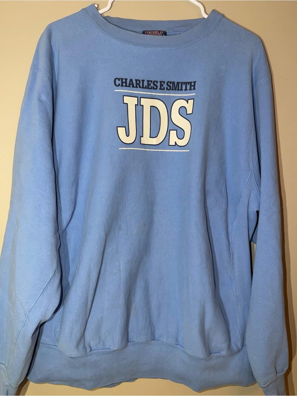 MV Sport Light Blue JDS Charles E Smith Crewneck Sweatshirt